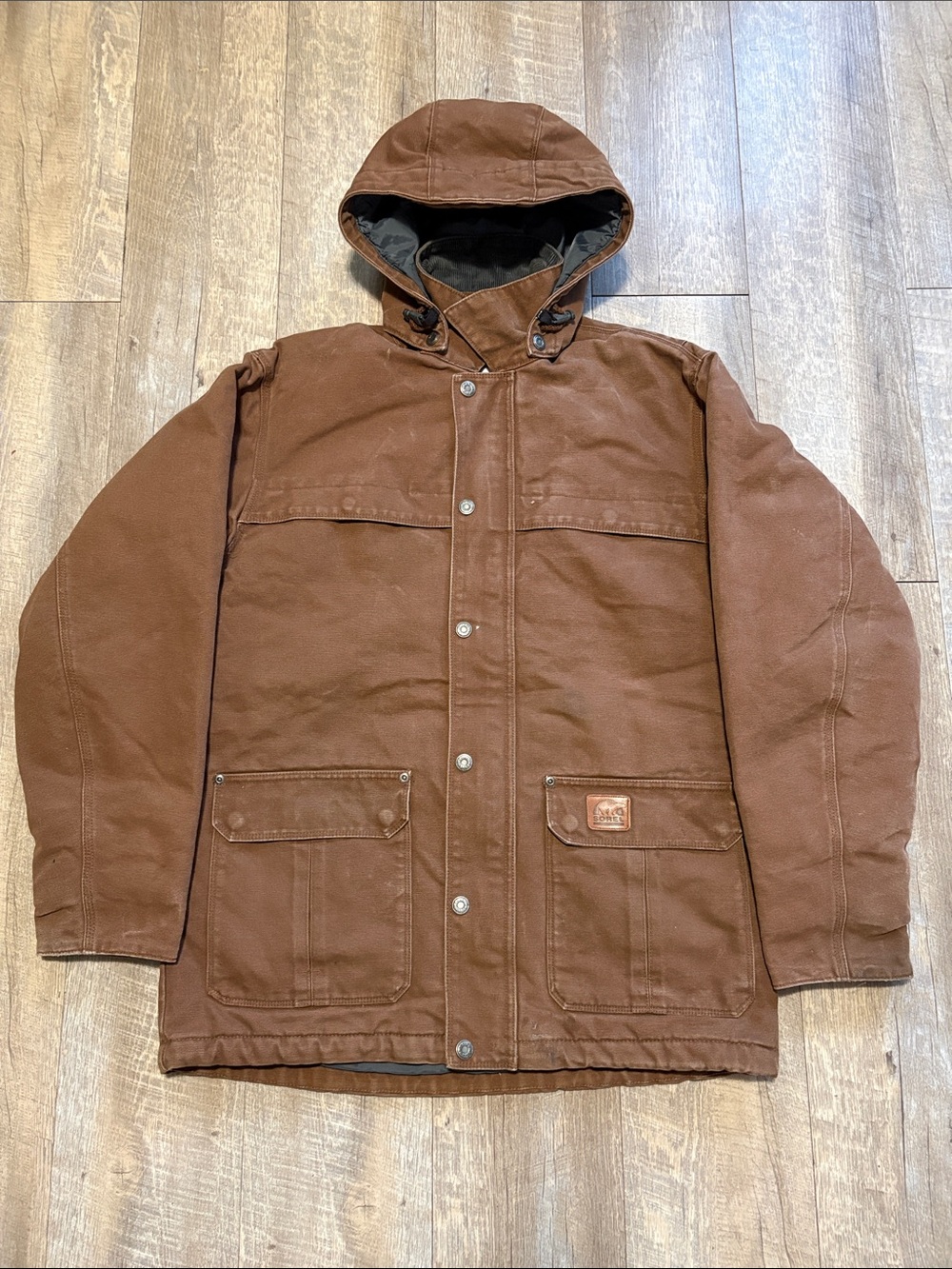Y2K Sorel Utility/Field Jacket with detacheable hood